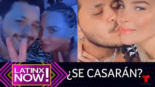 Belinda y Christian Nodal revelan si habrá boda  Latinx Now  Entretenimiento [upl. by Eidob543]