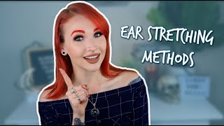 HOW TO STRETCH YOUR EARS  Ear Stretching Methods [upl. by Elfreda]