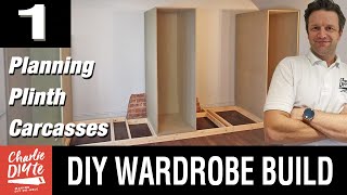 DIY Fitted Wardrobe Build with Basic Tools  Video 1  PLINTH amp CARCASSES [upl. by Dina282]