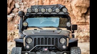 KC HiLiTES 50quot Overhead Xross Bar Light Mount Jeep JK [upl. by Galliett771]