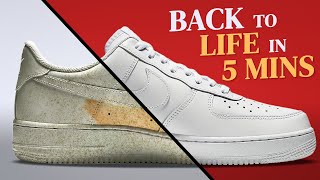 Easy Method To Restore White Sneakers How To Clean White Sneakers Properly [upl. by Doi]