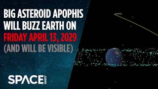 Asteroid Apophis to Buzz Earth on Friday the 13th  April 2029 [upl. by Ahselef]