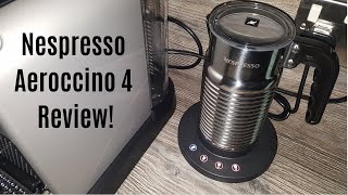 Nespresso Aeroccino 4 Milk Frother Review  Worth upgrading from the Aeroccino 3 [upl. by Paz418]