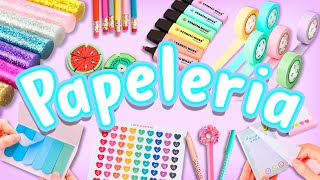 CREA TU PROPIA PAPELERIA 10 IDEAS FACILES EN CASA  Tutoriales Belen [upl. by Qifahs]