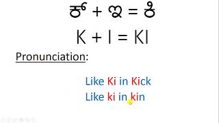 Introduction to Kannada Alphabets  Lesson 4  Kaagunitha of Ka [upl. by Lebazej]