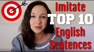 How to Pronounce TOP 10 English Sentences [upl. by Selassie870]