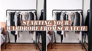 Starting Your Wardrobe From Scratch How to Create a Minimal Closet BASICS 101  Mademoiselle [upl. by Benioff]