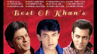 Best of Shahrukh Amir Salman khan Bollywood songs collectionsJukebox [upl. by Edelsten]