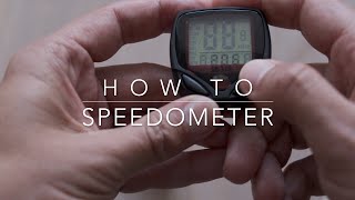 How to set and install a bike speedometer [upl. by Shanley]