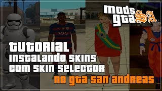 Tutorial Instalar Skins no GTA San Andreas [upl. by Dannel]