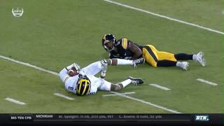 Michigan at Iowa  Football Highlights [upl. by Maloy]