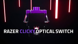 Razer Clicky Optical Switch  Light amp Clicky [upl. by Nomihs672]