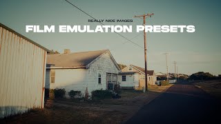 Film Emulation Presets and Profiles for Lightroom [upl. by Airdnaid26]