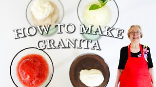 Sicilian Granita  Kitchen on the Cliff with Giovanna Bellia LaMarca [upl. by Iva]