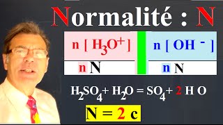 Calculer une normalité  N d’un mono di tri acide ou base [upl. by Eppie]