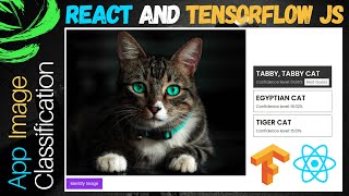 Make an image classification app using React and Tensorflow JS [upl. by Annhoj610]