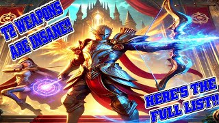 T2 Weapon Showcase In Throne And Liberty [upl. by Hsur]