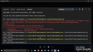 visual studio code terminal error solved [upl. by Euell]