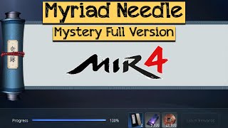 Myriad Needle Mir4 Mystery Mission Full [upl. by Sihtam]