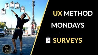 How to Create Effective UX User Research Surveys  UX Method Mondays [upl. by Aynotak]