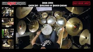 Green day  Boulevard Of Broken Dreams  DRUM COVER [upl. by Thant]