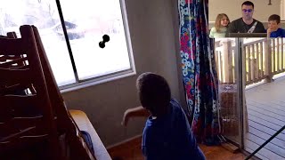 Kids React to Kid Temper Tantrum Breaking Window Deleted Footage [upl. by Orimisac]