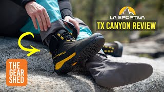 The Gear Shed  La Sportiva TX Canyon Review [upl. by Catina]