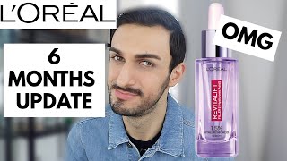 6 MONTHS UPDATE LOREAL REVITALIFT FILLER SERUM WHAT ARE MY THOUGHTS [upl. by Suoirtemed]