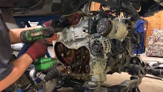 Step By Step 24 EcoTec Timing Chain Replacement [upl. by Naginarb]