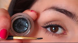 How To Apply Gel Eyeliner Brushes Tips and More [upl. by Ger]