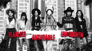 LE SSERAFIM  FEARLESS  ANTIFRAGILE  UNFORGIVEN Award Show Perf Concept [upl. by Loram]