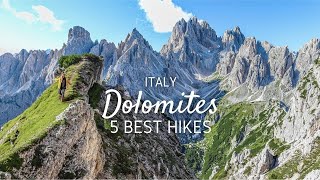 The 5 best hikes of the Dolomites in Italy [upl. by Efar]