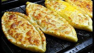 CHEESE PIDE Recipe  DELICIOUS  Ninik Becker [upl. by Gerita]