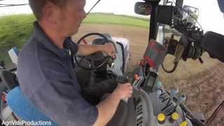 New Holland T6070 Ploughing 2013 GoPro Footage [upl. by Greenquist330]