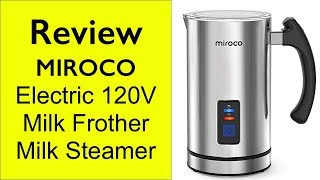 Review Miroco Milk Frother  How to make froth milk at home [upl. by Miehar423]