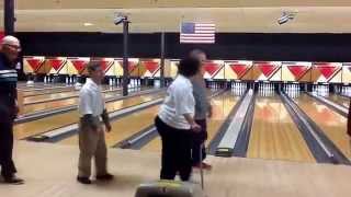 Sayville bowling alley special Olympics Long Island tournament April 2015 [upl. by Ahsotan190]