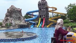 Waterland Cirebon  Waterboom Ade Irma Suryani  Waterpark [upl. by Ekeiram]