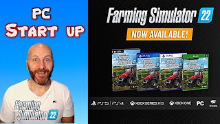 A GUIDE TO  Farming Simulator 22  Start up on PC [upl. by Alika]