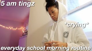 my REAL school morning routine [upl. by Zumwalt]