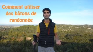 Comment bien utiliser vos bâtons de randonnée [upl. by Garvey]