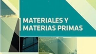 Polimeros Materiales y materias primas [upl. by Rusell]