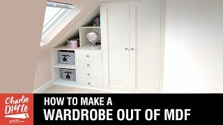 How to Make a Fitted Wardrobe out of MDF [upl. by Alletsirhc]