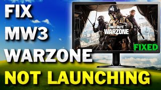 Fix COD MW3 And Warzone Not Launching Steam Easy Fix [upl. by Kavita]