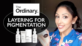 The Ordinary Layering for Hyperpigmentation DOCTOR V Skin of colour [upl. by Moorish]