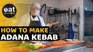 How to Make Adana Kebab  Turkish Cuisine Recipes [upl. by Llevad457]