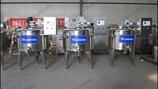 100L Mini Dairy Milk Pasteurizer Pasteurization Machine [upl. by Arahk289]