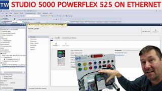 Add a Powerflex 525 drive to a Controllogix Compactlogix over Ethernet [upl. by Adriena]