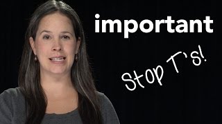 How to Pronounce IMPORTANT  American English [upl. by Ativla]