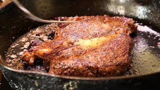 How to PanFry a Delmonico Steak [upl. by Nhguahs801]