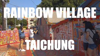 🇹🇼 Taichung Rainbow Village  Taiwan Walking Tour 4K 🌈 [upl. by Natala]